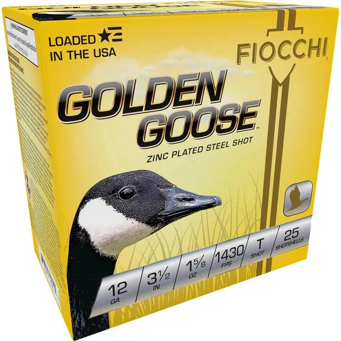 Fiocchi Golden Goose 12 ga. 3.5 in. 1-5/8 oz T Shot, 25rd