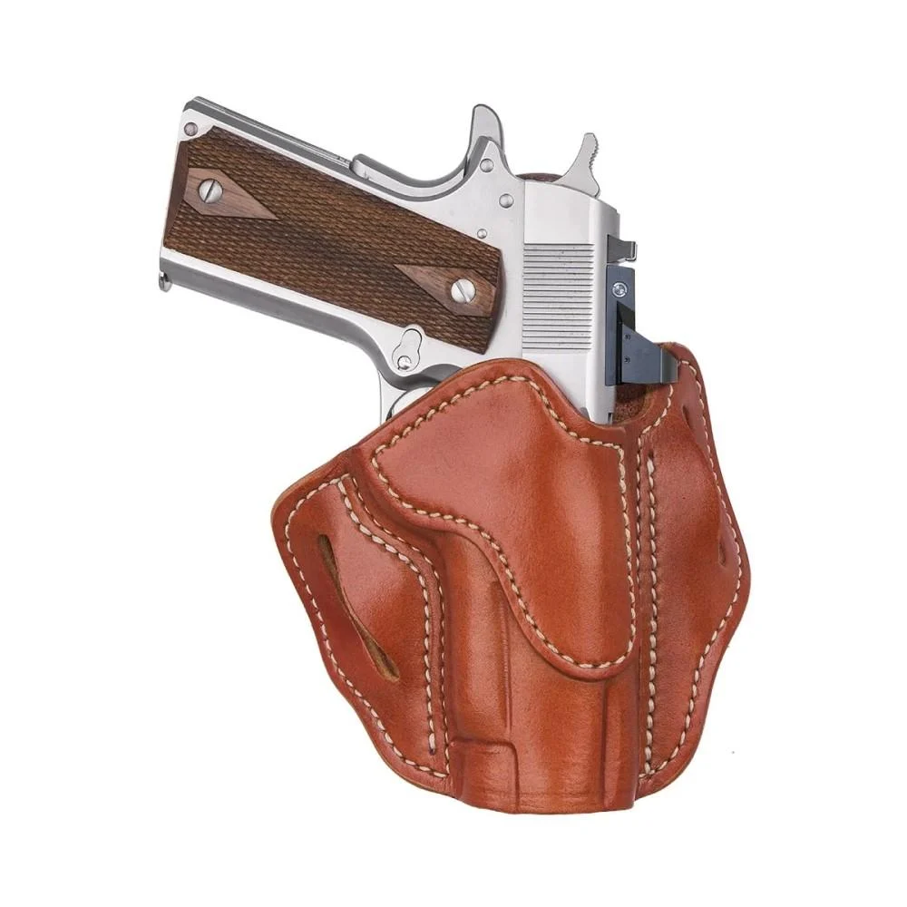 1791 Gunleather ORBH1S Optic Ready OWB Holster, Classic Brown, 1911 3.5-4.2