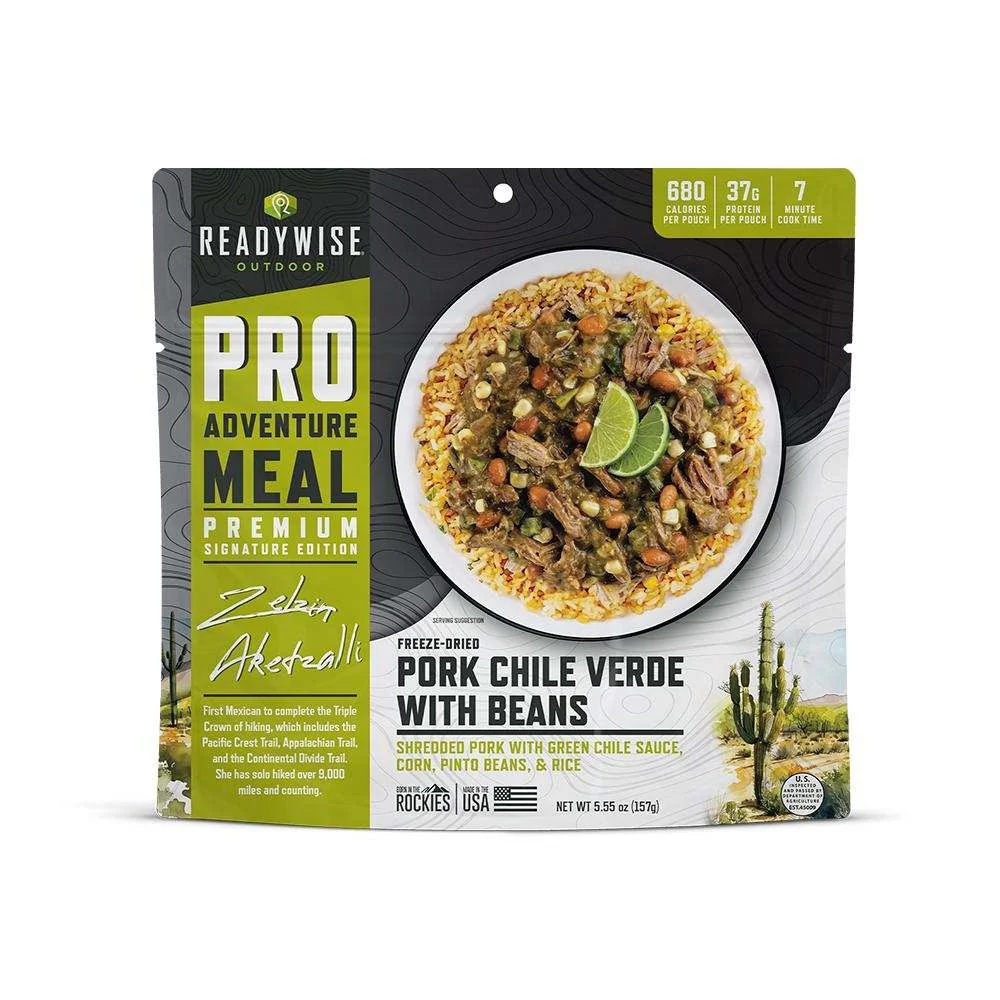 ReadyWise Pork Chili Verde Pro Meal Single Pack