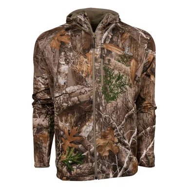 KINGS CAMO Hunter Full-Zip Fleece Realtree Edge Hoodie (KCM1412-RE)