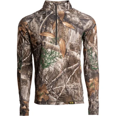 KINGS CAMO XKG Elevation 1/4 Zip Realtree Edge Tee Shirt (XKG4206-RE)