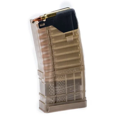 LANCER L5 Advanced Warfighter 5.56mm 20rd Translucent Dark Earth Magazine (999-000-2320-14)