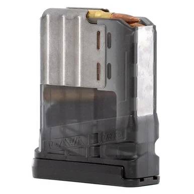 Lancer L7AWM Gen 2, Magazine, 10 Rds, Translucent Smoke Polymer, Steel Feed Lips