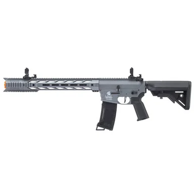 LANCER TACTICAL Gen3 M4 SPR Interceptor Gray AEG Airsoft Rifle (LT-25Y-G3)