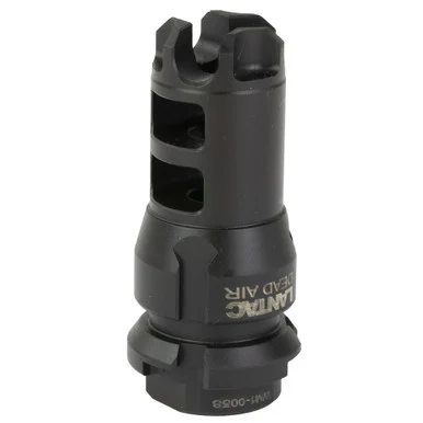 LanTac USA LLC Dragon Muzzle Brake, 9MM, 2.3" Length, Black, 1/2x28 TPI, Fits Dead Air KEYMO Wolfman DGN9MMD-WM