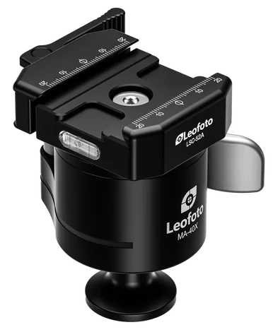 Leofoto MA-40X Ball Head, Lever-Release, Black