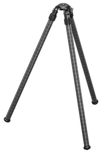 Leofoto Usa SO-322CX Inverted 2 Section Carbon Fiber Tripod, 6.30"-63.98" High, Black Aluminum