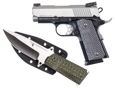 Magnum Research DE1911UTTK, 45 ACP, 3.00" Barrel, 6+1 Rds, Two-Tone w/Black Finish