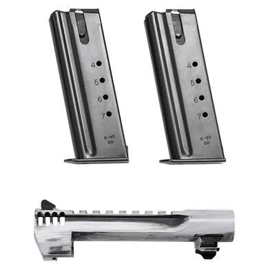 Magnum Research Desert Eagle, .50 AE, 6.00" Barrel, 7 Rds, White Matte Distressed