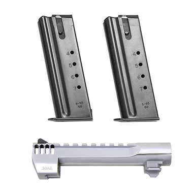 Magnum Research Desert Eagle .50AE Conversion Kit, 6.00" Polished Chrome Barrel, 7 Rds