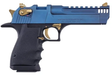 Magnum Research Desert Eagle L5, .50 AE, 5" Barrel, 7 Rds, Carbo Blue PVD Finish