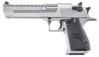 Magnum Research Desert Eagle Mark XIX, 50 AE, 6.00" Barrel, 7 Rds, Brushed Chrome