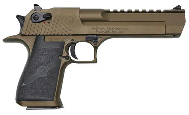 Magnum Research Desert Eagle Mark XIX, .50 AE, 6.00" Barrel, 7 Rds, Burnt Bronze & Black