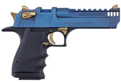 Magnum Research Desert Eagle Mark XIX L5, .357 Magnum, 5.00" Barrel, 9 Rds, Carbo Blue