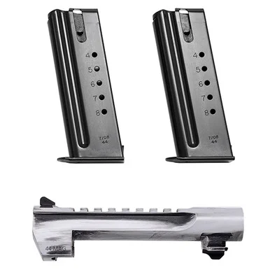 Magnum Research Mark XIX Desert Eagle Conversion Kit, .44 Magnum, 6.00" White Matte Distressed Barrel, 8 Rds