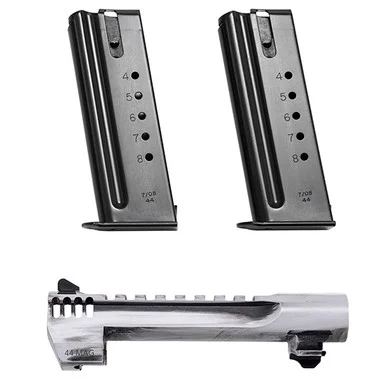 Magnum Research MR BBL DE MKXIX, .44 Magnum, 6.00" Barrel, 8 Rds, White Matte Distressed