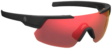 Magpul Defiant Eyewear, Gray Red Lens, Black Frame
