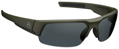 Magpul Helix Eyewear, Gray Lens, OD Green Frame, Polarized, Anti-Fog