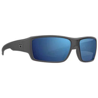 Magpul Industries Ascent Eyewear, Polarized, Black Frame, Bronze Lens, Blue Mirror MAG1132-1-001-2020