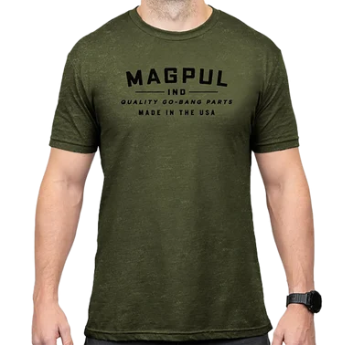 Magpul MAG1112-317-2XL Go Bang Parts, Cotton/Polyester, Short Sleeve, 2XL