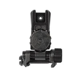 Magpul MBUS Pro LR Adjustable Rear Sight, Steel Construction, Melonite Finish