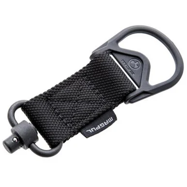 Magpul Single Point QD Adapter, Heavy-duty QD Sling Swivel, Black