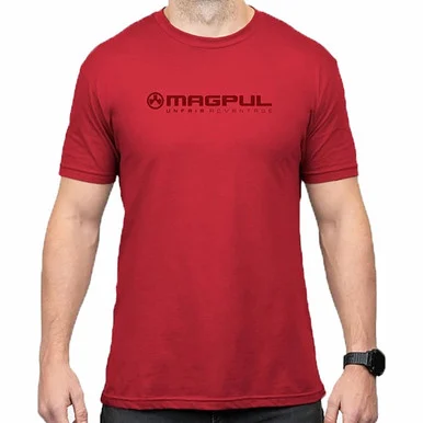 Magpul Unfair Advantage Cotton T-Shirt, Red, Small