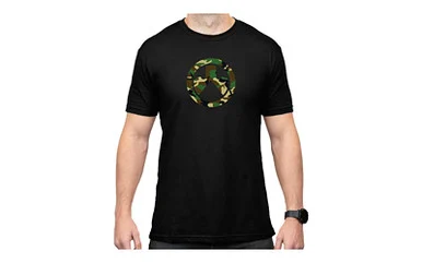 Magpul Woodland Camo Icon Logo, T-Shirt, Black, XL