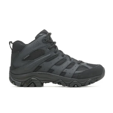 MERRELL Moab 3 Black Waterproof Mid Tactical Boots (J003911)