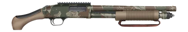 Mossberg 590 Bliksem, 12 Gauge, 14.38" Barrel, 5 RDs, Pump Action SBS, Rhodesian Brushstroke