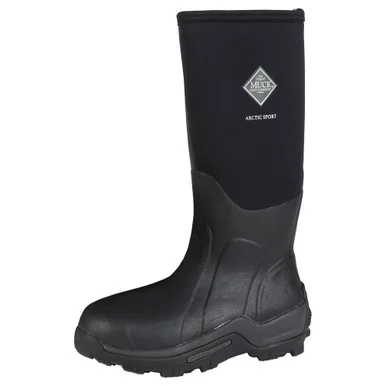MUCK BOOT COMPANY Unisex Arctic Sport Steel Toe Black Work Boot (ASP-STL-BLC)