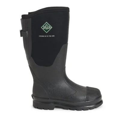 MUCK BOOT Womens Chore Steel Toe Black Boots (WCXF-STL-Black)