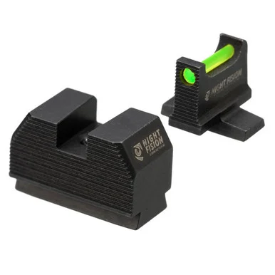 NIGHT FISION Optic Ready Fiber Optic Night Sight Set for Sig P320 w/ RMR/507c/SRO (SIG-183-345-332-GFZX)