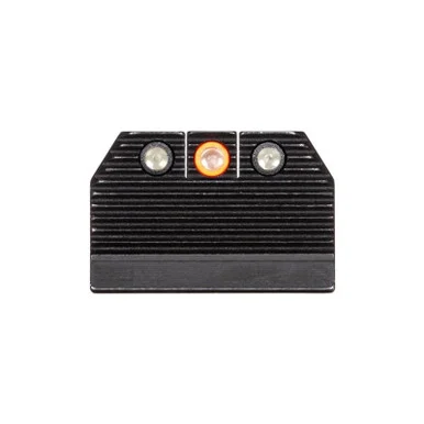NIGHT FISION Optics Ready Stealth For Sig P320 With RMR/507c/508t/ Romeo Pro Orange Front Ring / Black Rear Rings Night Sight Set (SIG-180-345-332-OGZG)