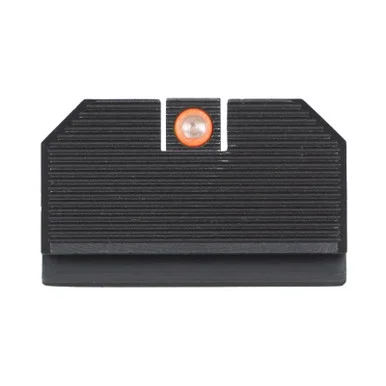 NIGHT FISION Orange Front/Blank Rear Optics Ready Stealth Lower 1/3rd Night Sight Set for Glock 17/19/34 with RMR/507c/508t (GLK-001-330-353-OGZX)