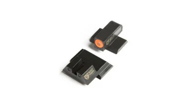 Night Fision Perfect Dot NS Set, Orange Front + Black U Rear, Black Nitride Finish