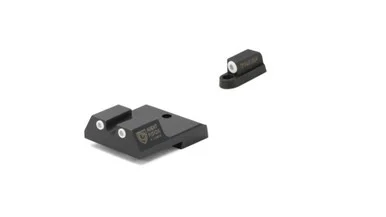Night Fision Perfect Dot NS Set, White Front + U White Rear, CZ-USA P-10 C, Black