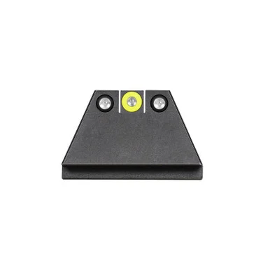 Night Fision Suppressor Height Night Sight Set, Yellow Front Black Back, Fits Glock Models