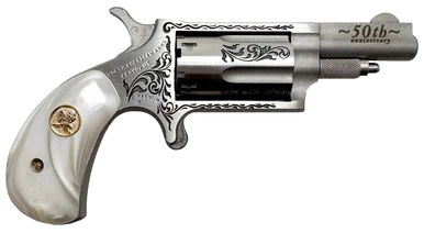 North American Arms, 22M50, .22 MAGNUM, 1.63" Barrel, 5 Rds, Matte Stainless