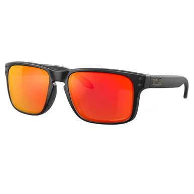 OAKLEY Holbrook Sunglasses w/ Matte Black Frame and Prizm Ruby Lenses (OO9102-E255)