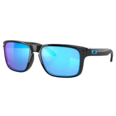 OAKLEY Holbrook Sunglasses w/ Polished Black Frame and Prizm Sapphire Lenses (OO9102-F555)
