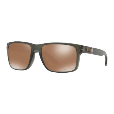 OAKLEY Holbrook Uncle Sam Matte Olive Ink Frame/Prizm Tungsten Lenses Sunglasses (OO9102-G655)