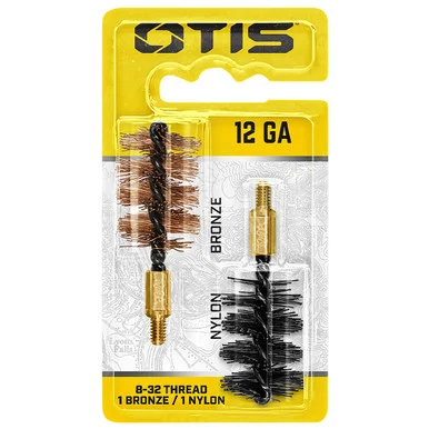 OTIS 12 ga Bore Brush 2 Pack (1 nylon/1 bronze) (FG-512-NB)