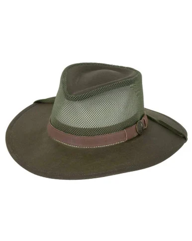 OUTBACK TRADING Kodiak with Mesh Sage Hat (1472-SAG)