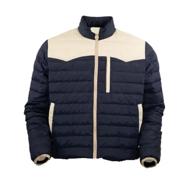 OUTBACK TRADING Men's Aaron Puffer Navy Jacket (33550-NVY)