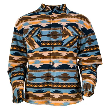 OUTBACK TRADING Mens Taos Big Blue Shirt (42623-BLU)