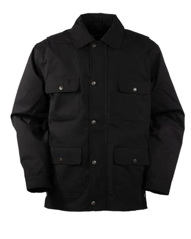 OUTBACK TRADING Thomas Canvas Black Jacket (28910-BLK)