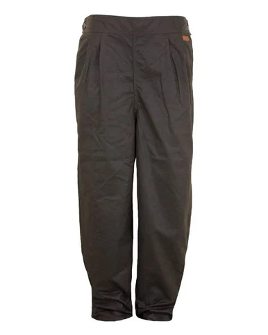 OUTBACK TRADING Unisex Oilskin Brown Overpants (2096-BRN)