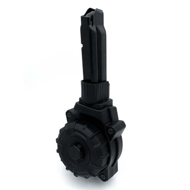 PROMAG 50rd Black Polymer Drum Magazine for Smith and Wesson CSX 9mm (DRM-A83)