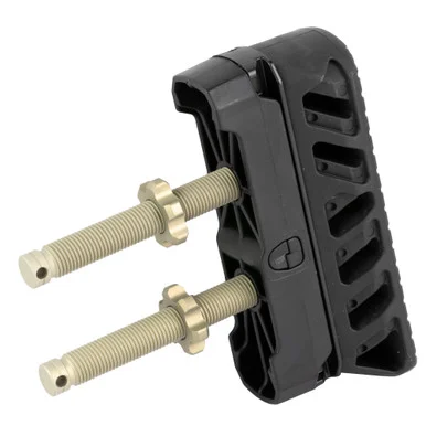 Q Big Butt Pad Assembly, Black, Fits Q Fix Stock
